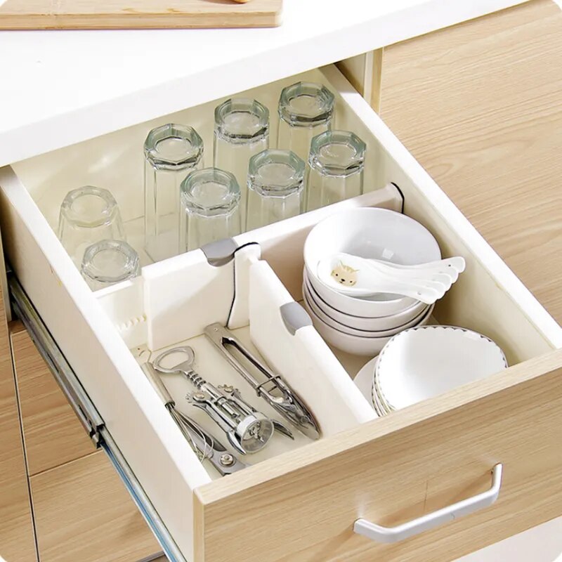 Organisateur Tiroir Frigo 2 Niveaux Coulissant - 25x21x14.5 Cm, PET Transparent - Empilable, Pour Rangement Cuisine